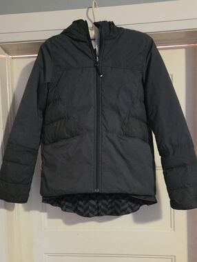 Ivivva Girls' Hooded Quilted Puffer Jacket - Black